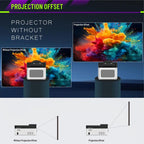 8K Home Theater Portable Android Projector With Smart Decoder