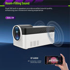 8K Home Theater Portable Android Projector With Smart Decoder
