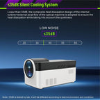 8K Home Theater Portable Android Projector With Smart Decoder