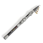 TOPLINE TACKLE Ultra-short Mini Carbon Fishing Rod Retractable Handle Telescopic Fishing Rod