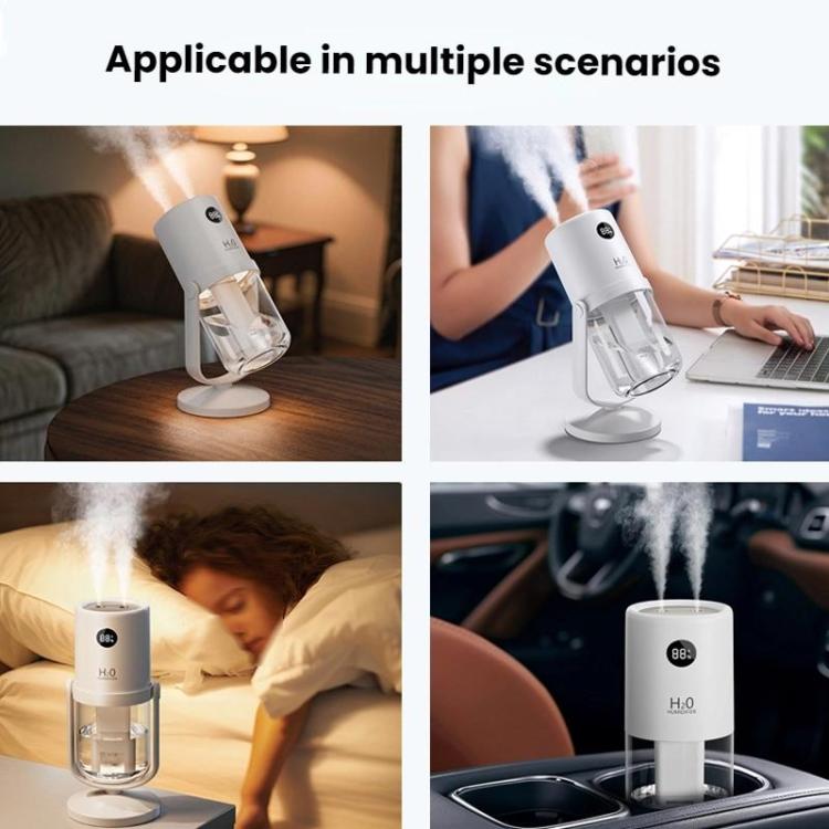 WT35 Antibacterial Dual Spray Humidifier Detachable Stand Desktop Silent Hydrating Atomizer