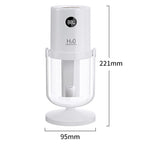 WT35 Antibacterial Dual Spray Humidifier Detachable Stand Desktop Silent Hydrating Atomizer
