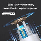 WT35 Antibacterial Dual Spray Humidifier Detachable Stand Desktop Silent Hydrating Atomizer