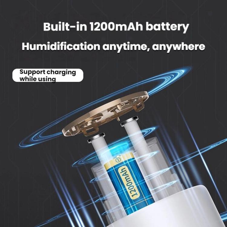 WT35 Antibacterial Dual Spray Humidifier Detachable Stand Desktop Silent Hydrating Atomizer