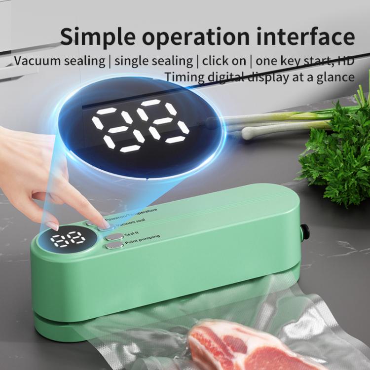 Wireless Automatic Vacuum Sealer Machine Portable Food Preservation Plastic Sealing Vacuum Machine