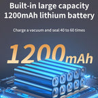 Wireless Automatic Vacuum Sealer Machine Portable Food Preservation Plastic Sealing Vacuum Machine