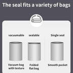 Wireless Automatic Vacuum Sealer Machine Portable Food Preservation Plastic Sealing Vacuum Machine