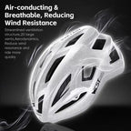 WEST BIKING Reflective Night Riding Bike Helmet with Magnetic Visor Lightweight & Breathable Unisex Cycling Helmet