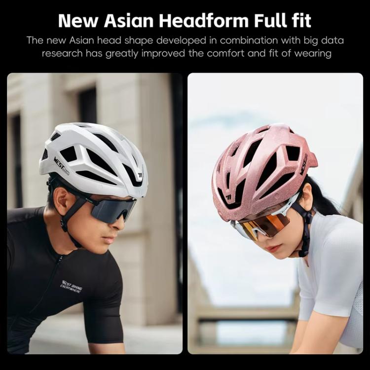 WEST BIKING Reflective Night Riding Bike Helmet with Magnetic Visor Lightweight & Breathable Unisex Cycling Helmet