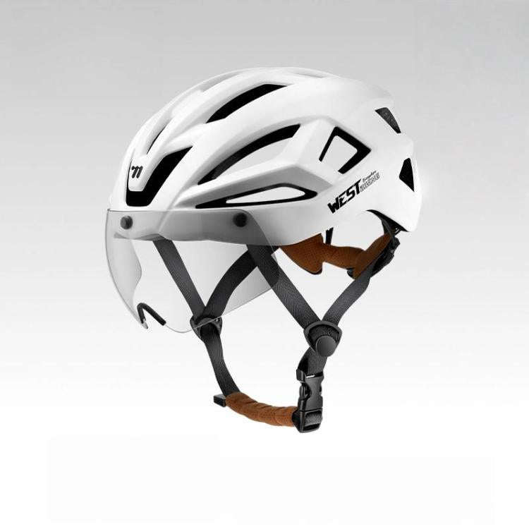 WEST BIKING Lightweight Bike Helmet with Magnetic Visor for Road & Mountain Cycling