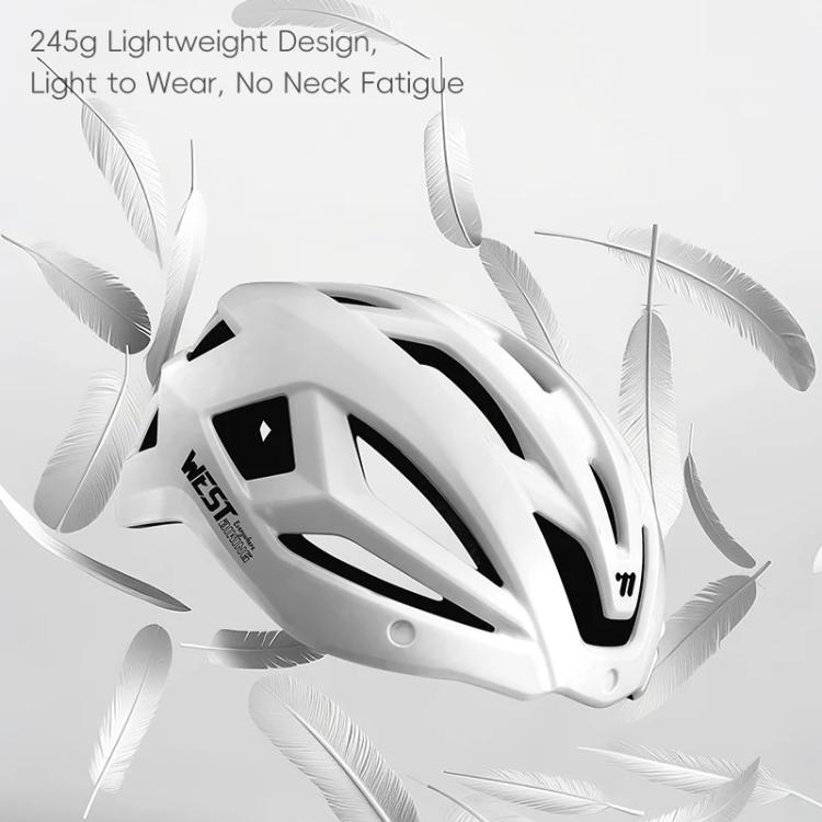 WEST BIKING Lightweight Bike Helmet with Magnetic Visor for Road & Mountain Cycling