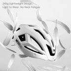 WEST BIKING Lightweight Bike Helmet with Magnetic Visor for Road & Mountain Cycling
