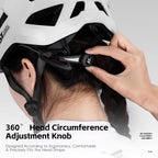 WEST BIKING Lightweight Bike Helmet with Magnetic Visor for Road & Mountain Cycling