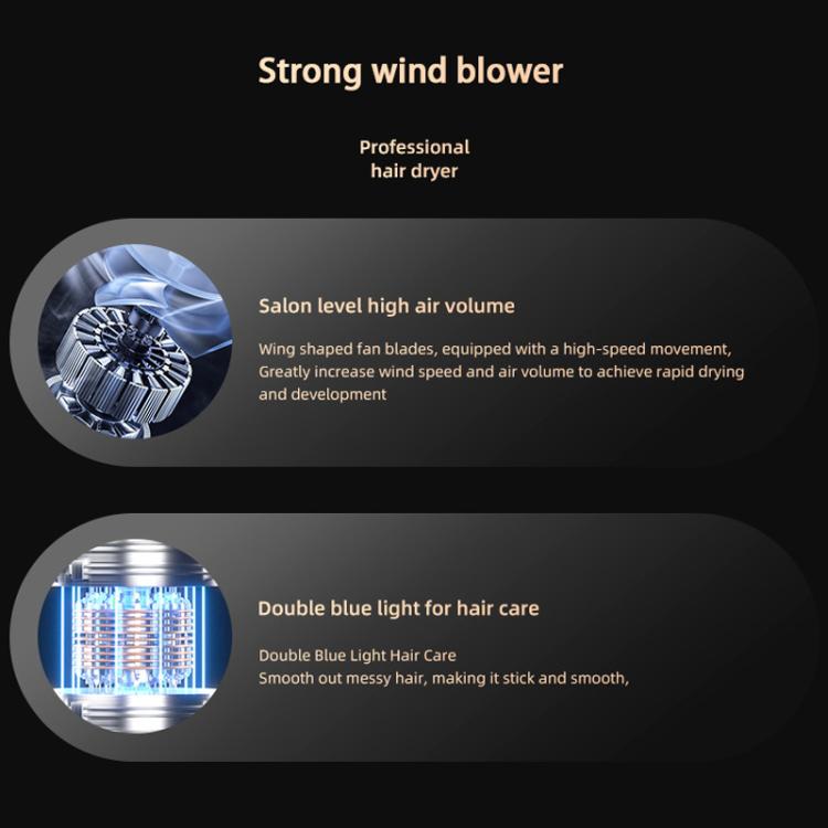 1800W Portable Folding High-Speed Constant-Temperature Hair Dryer