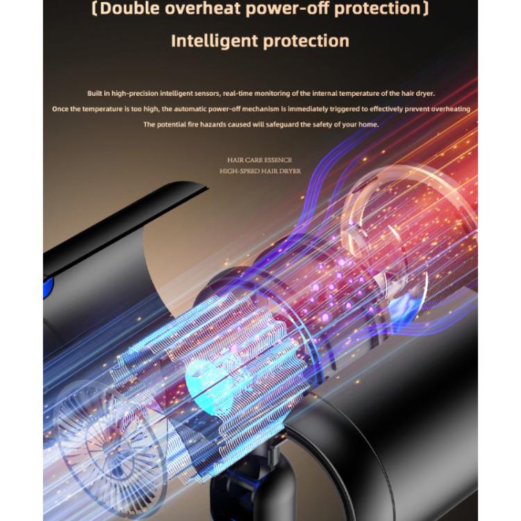 1800W Portable Folding High-Speed Constant-Temperature Hair Dryer