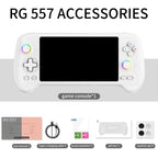 ANBERNIC RG557 Handheld Game Console 5.48-Inch AMOLED Screen Android 14 Video Game Player