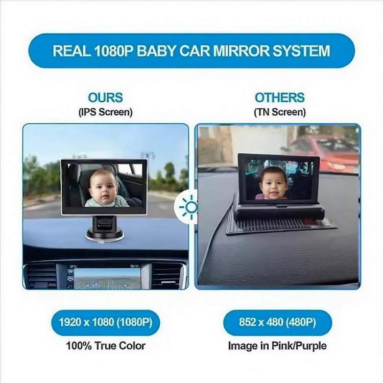 4.3 inch HD 1080P Car Baby Monitor