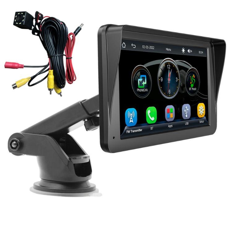 7-inch HD  Touch Screen + HD 8-light Reversing Image Wireless Carplay Car MP5 Player