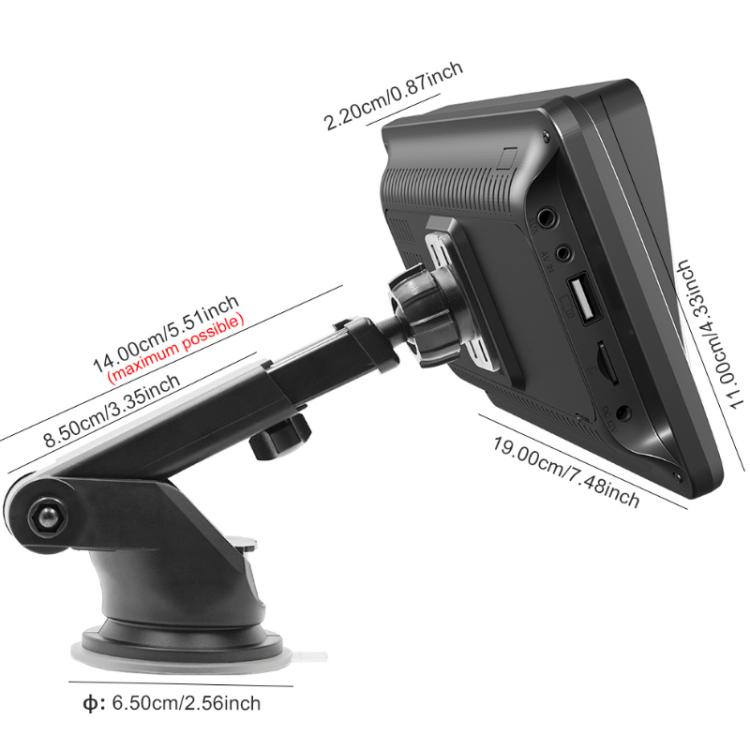 7-inch HD  Touch Screen + HD 8-light Reversing Image Wireless Carplay Car MP5 Player