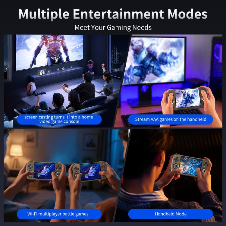 ANBERNIC RG 477M  Android 14 Handheld Game Console With Aluminum Alloy Body, 4.7-Inch LTPS In-Cell Touch Screen, 3D Hall Joystick & Self-Developed AI Assistant