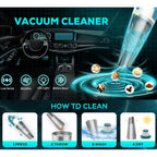 3.8m Corded Handheld Car Vacuum Cleaner with Brushless Motor