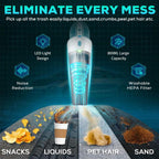 3.8m Corded Handheld Car Vacuum Cleaner with Brushless Motor