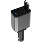 PD30W Car Charger With Retractable Cable
