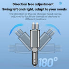 PD30W Car Charger With Retractable Cable