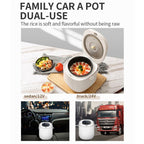 12V-24V 2L Car-Mounted Push-Button Rice Cooker