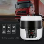 12V-24V 2L Car-Mounted Push-Button Rice Cooker