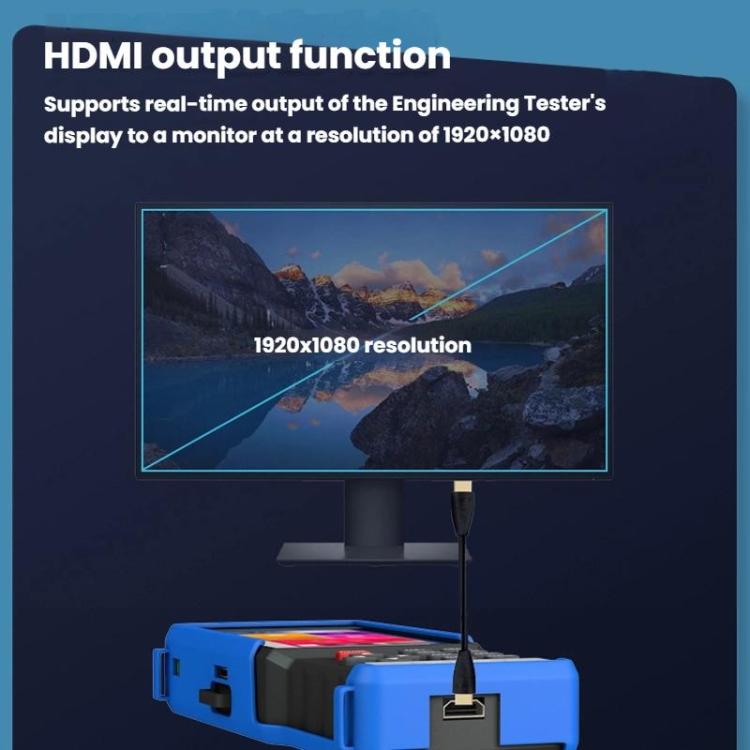 IPC9310Plus-N 4.5 Inch Engineering Tester Network Analog Coaxial Video Surveillance Tester