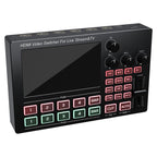 1080P 60Hz 4-Way HDMI Guide Switchboard Built-In 5 Inch Monitor Screen HD Video Live Capture Recording