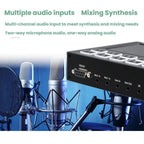 1080P 60Hz 4-Way HDMI Guide Switchboard Built-In 5 Inch Monitor Screen HD Video Live Capture Recording