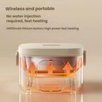 Wireless Charging Lunch Box No Water Needed With 304 Stainless Steel Inner Pot