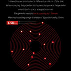 Cyclone Universal Churning Needle Coffee Cloth Chalk Needle