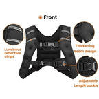 Weighted Reflective Vest Fitness Training Sports Sandbags