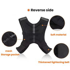 Weighted Reflective Vest Fitness Training Sports Sandbags