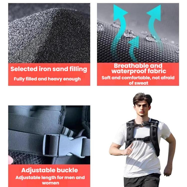 Weighted Reflective Vest Fitness Training Sports Sandbags