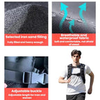 Weighted Reflective Vest Fitness Training Sports Sandbags