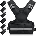 Fitness Adjustable Weights Reflective Sports Cests
