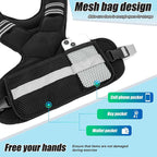 Fitness Adjustable Weights Reflective Sports Cests