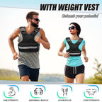 Fitness Adjustable Weights Reflective Sports Cests