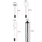 3In1 Portable Rechargeable Handheld Electric Egg Beater Mini Milk Frother For Baking