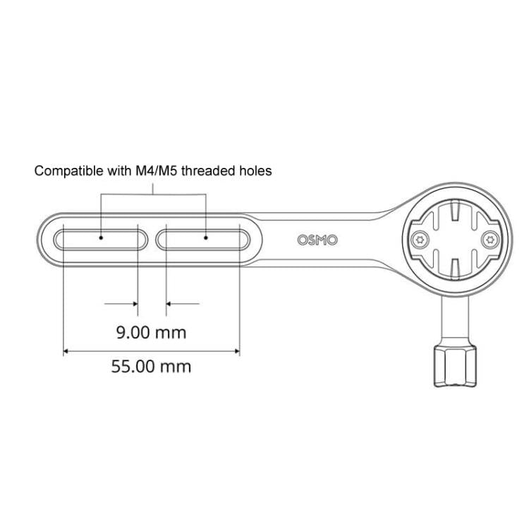 Original Multifunctional Bike Mount Kit Integrated Handlebars For DJI Osmo