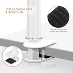 No-Drill Security Camera Mount With Clip Flexible Bendable Bracket Base For Baby Monitor/Webcam