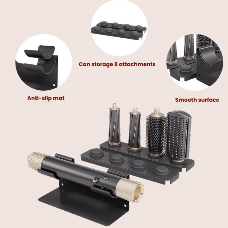 For Dyson Airwrap Styler and Nozzles Modular Desktop Storage Stand, Holds 8 Attachments