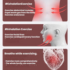 Portable Abdominal Breathing Exercise Dumbbell Vital Capacity Core Trainer