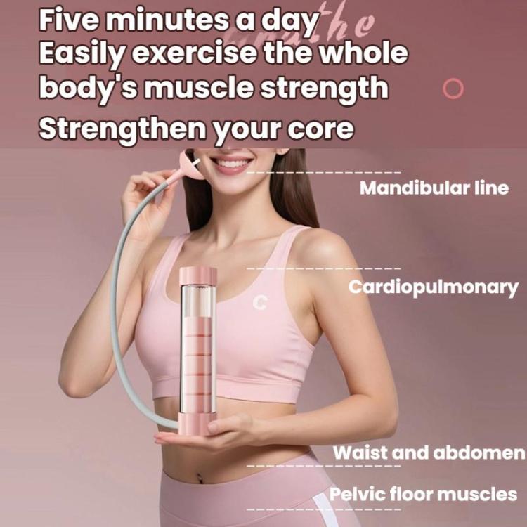 Portable Abdominal Breathing Exercise Dumbbell Vital Capacity Core Trainer