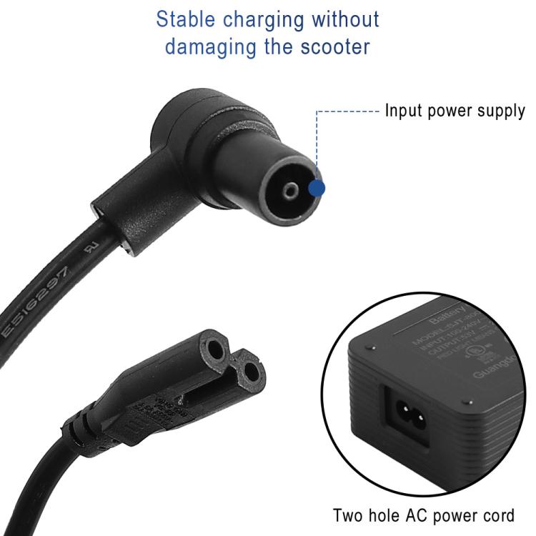 53V 2.3A Scooter Charger, For Xiaomi Scooter 4 Ultra / Xiaomi 4 Pro 2nd Gen / Navee S65 / Navee N65i