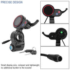 Electric Scooter LCD Display With Lock 6 Pin Dashboard